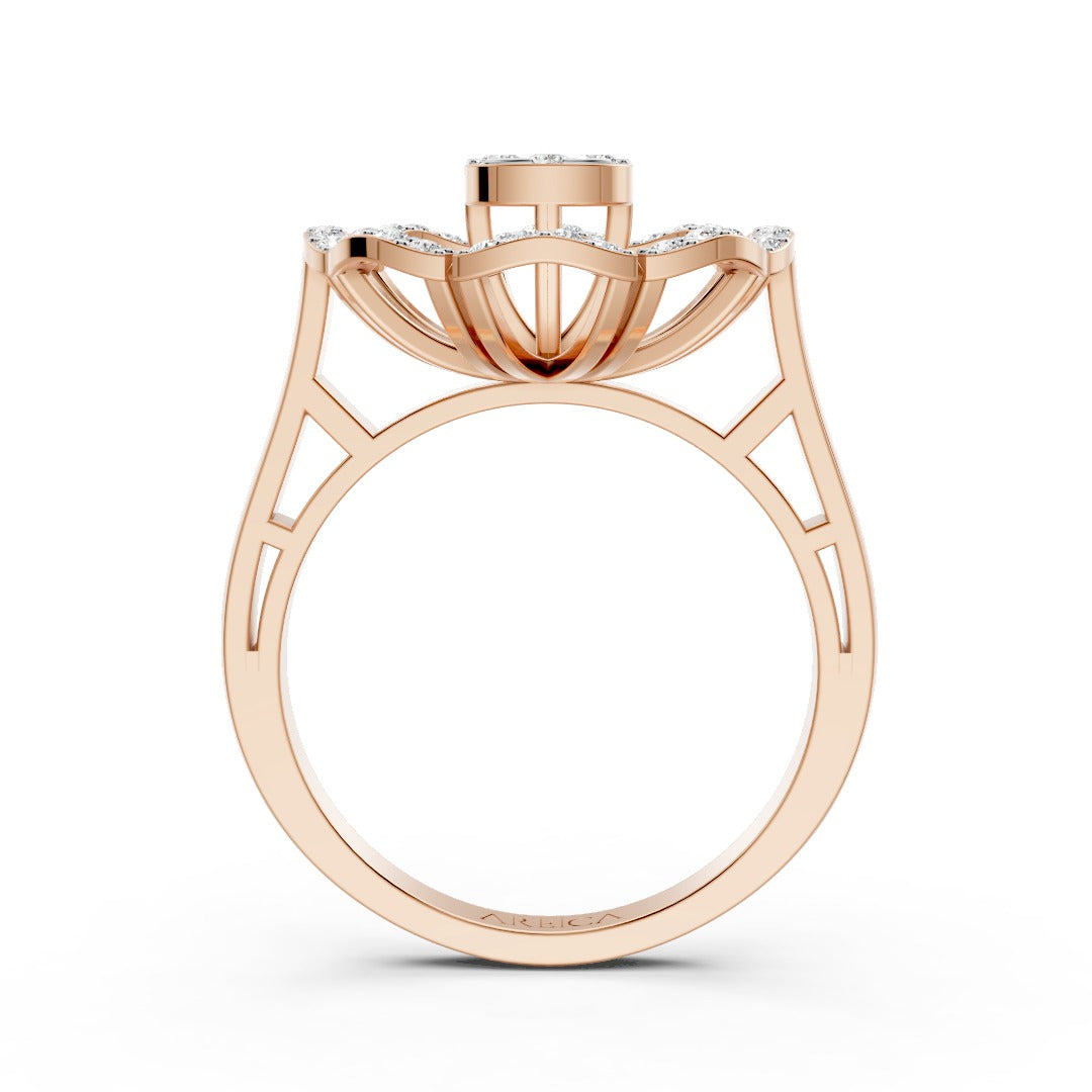 The Lotus Halo Ring