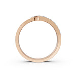Load image into Gallery viewer, Serene Crossline Diamond Ring