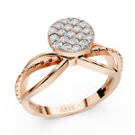 Load image into Gallery viewer, Radiant Disc Diamond Ring