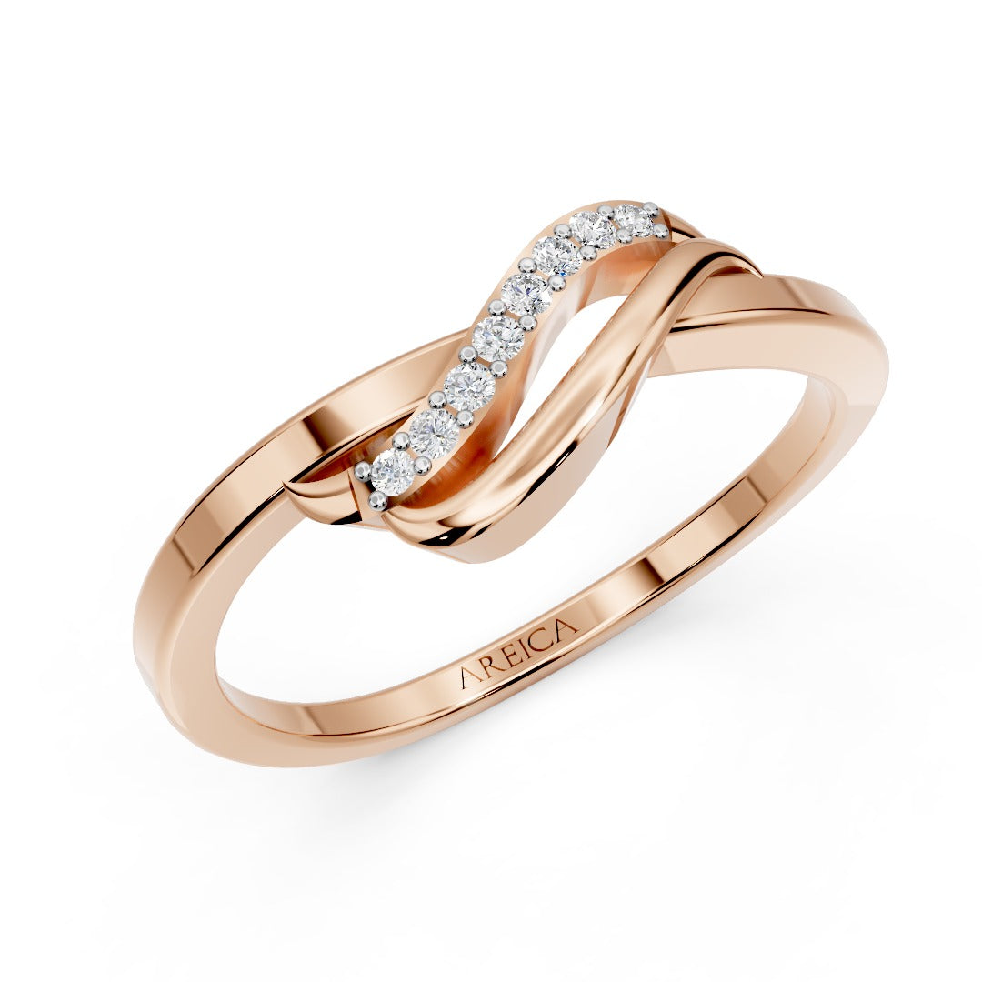 The Serene Wave Ring