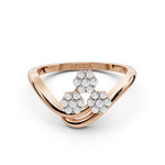 Load image into Gallery viewer, Glamorously Trio Floral Diamond Ring