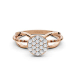 Load image into Gallery viewer, Radiant Disc Diamond Ring