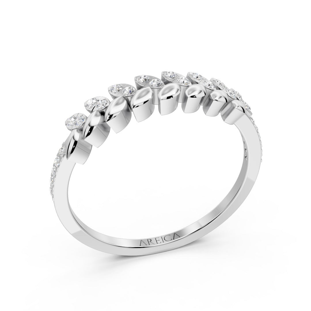 Arden Leaf Eternity Ring