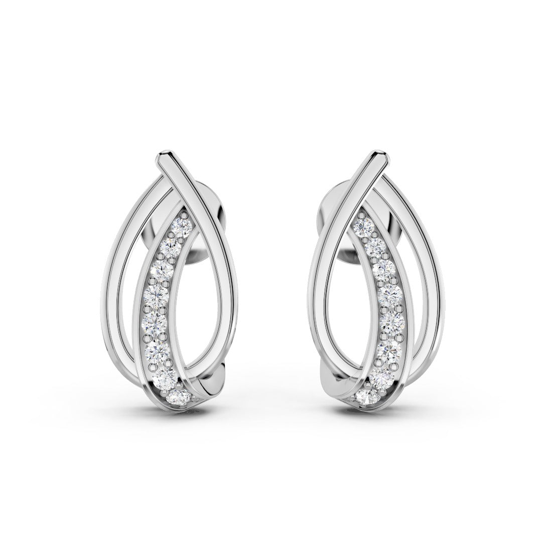 Dewdrop Flame Earring