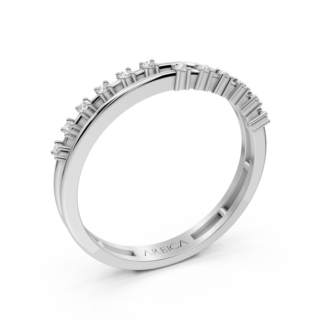 Crown Prong Diamond Ring