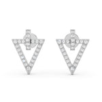 Load image into Gallery viewer, Trinity Spark Diamond Earrings
