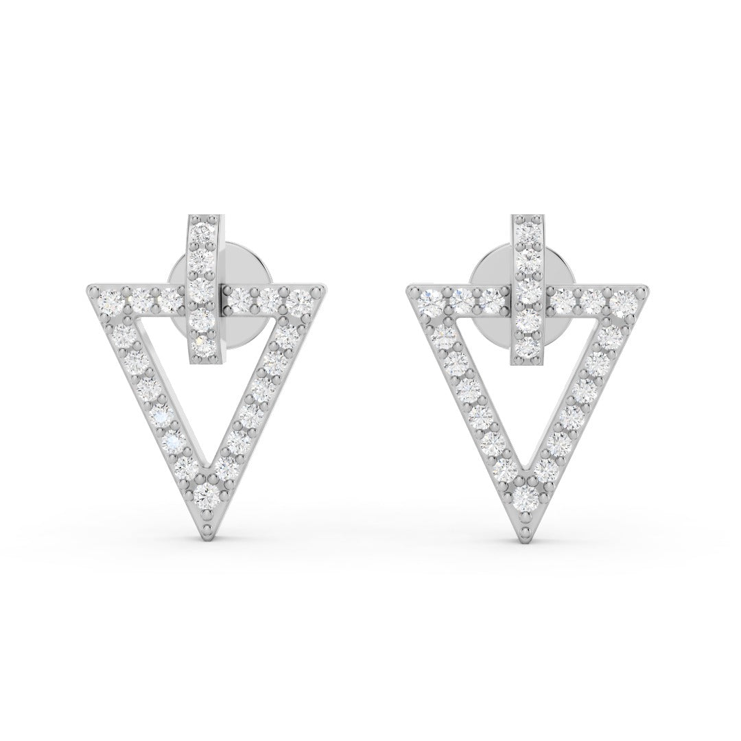 Trinity Spark Diamond Earrings