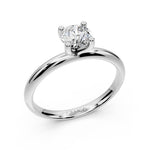 Load image into Gallery viewer, Crystal Vow Solitaire Ring