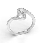 Load image into Gallery viewer, Everbound Diamond Heart Ring