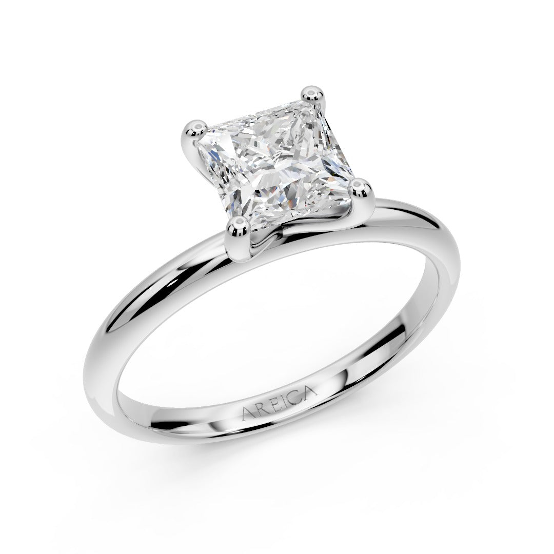 Crown Point Solitaire Ring