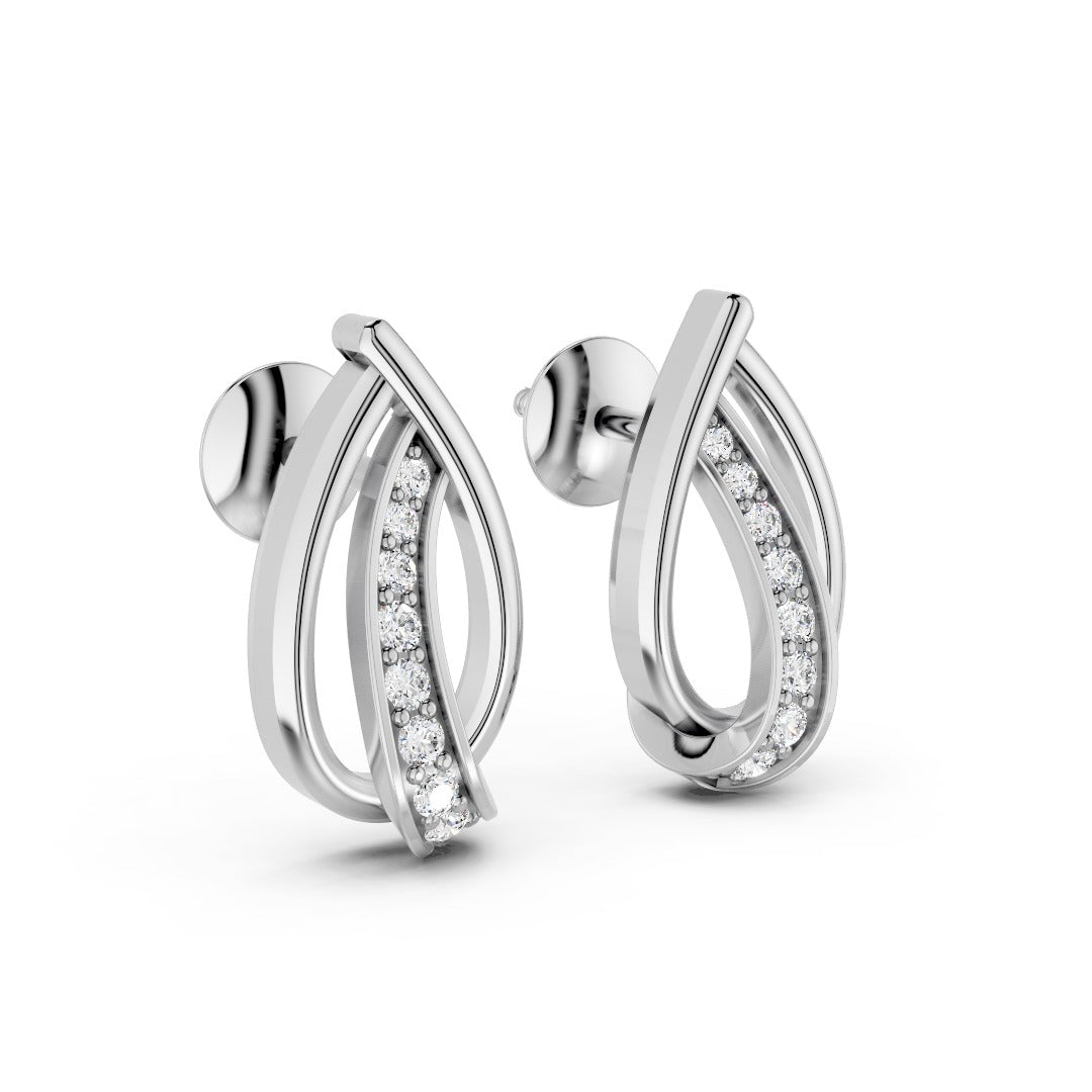 Dewdrop Flame Earring
