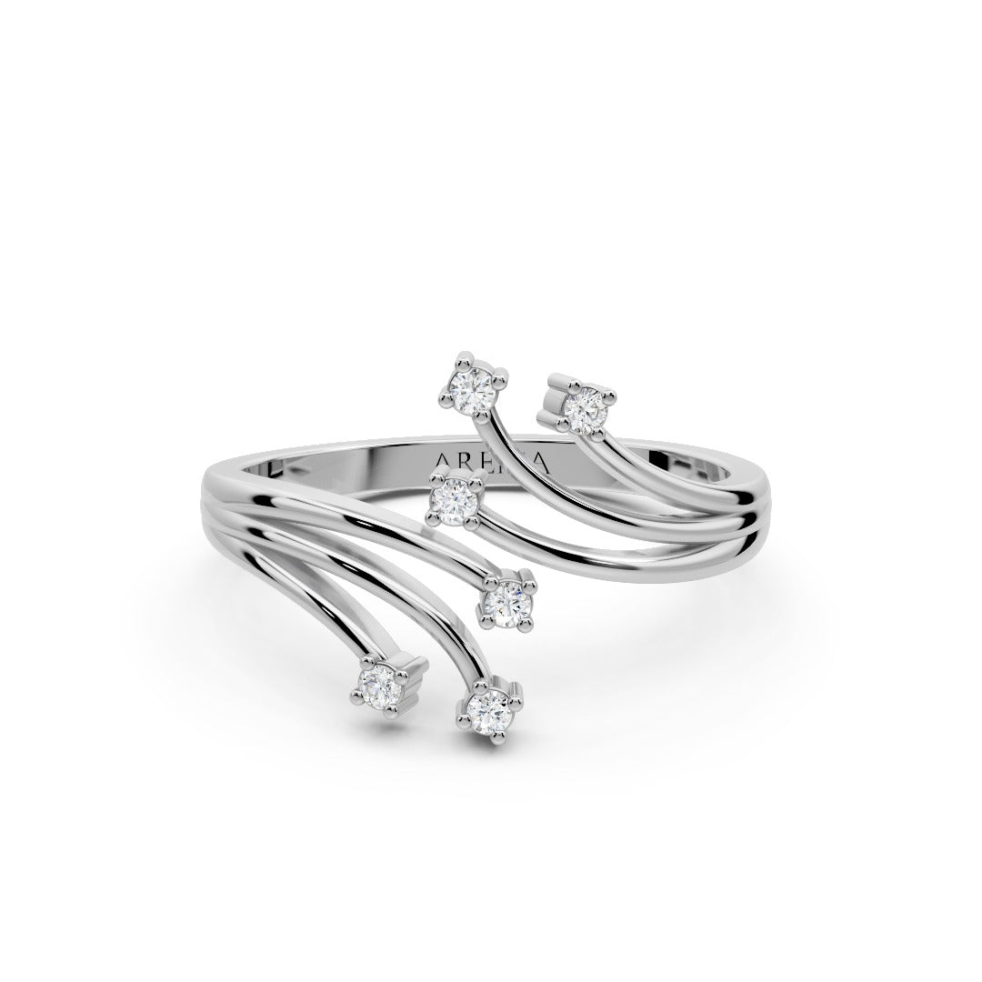 Starburst Diamond Ring