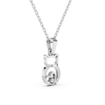 Load image into Gallery viewer, Cat with Heart Tail Pendant