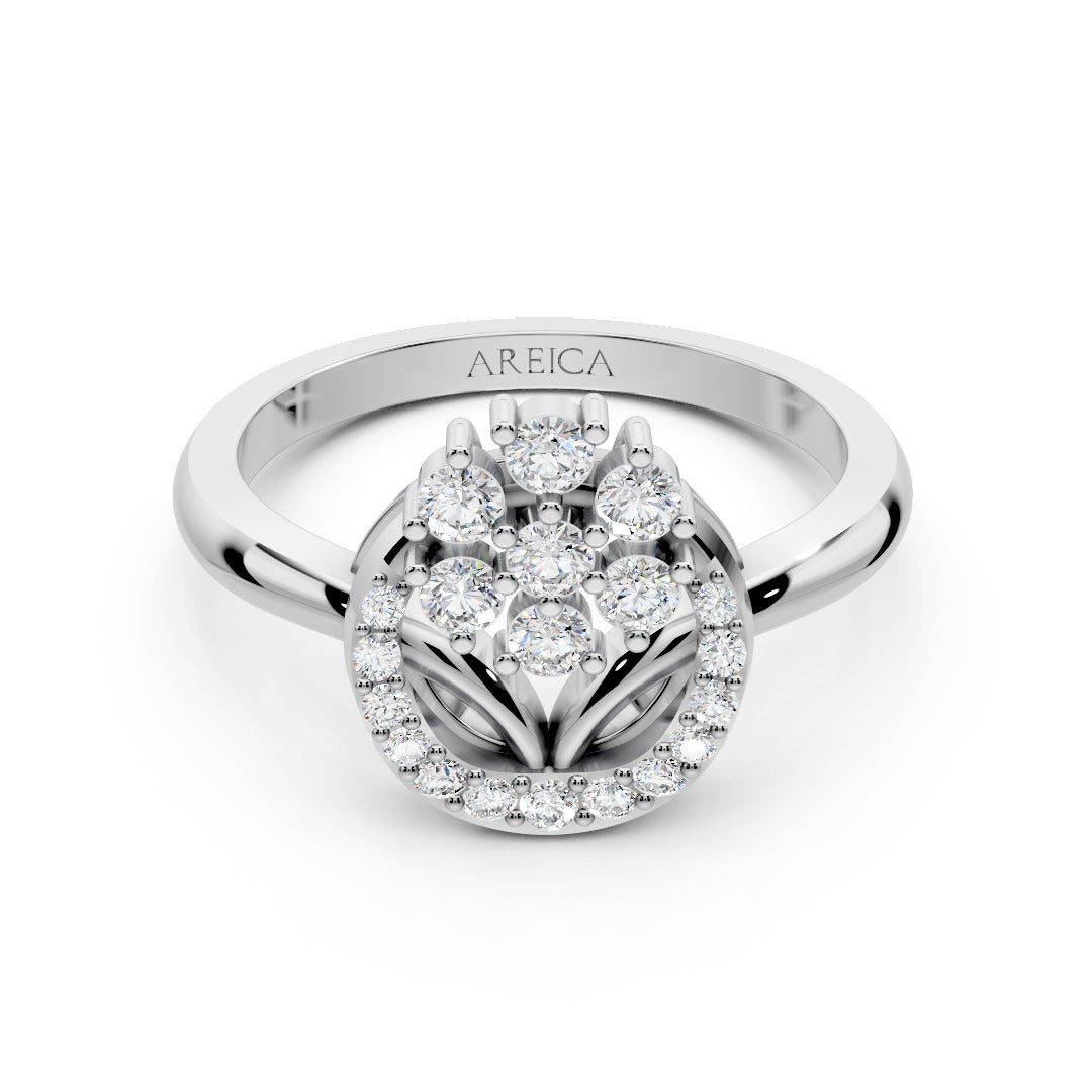 Midnight Dahlia Ring