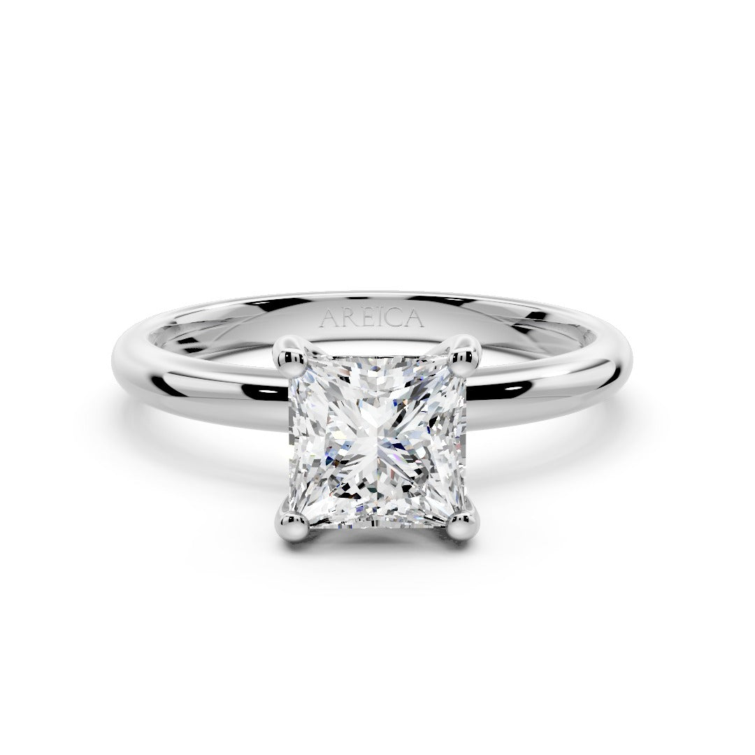 Crown Point Solitaire Ring