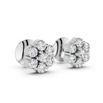 Load image into Gallery viewer, Classic Cluster Diamond Studs