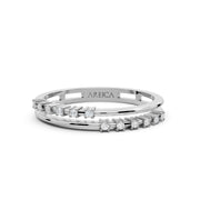 Crown Prong Diamond Ring