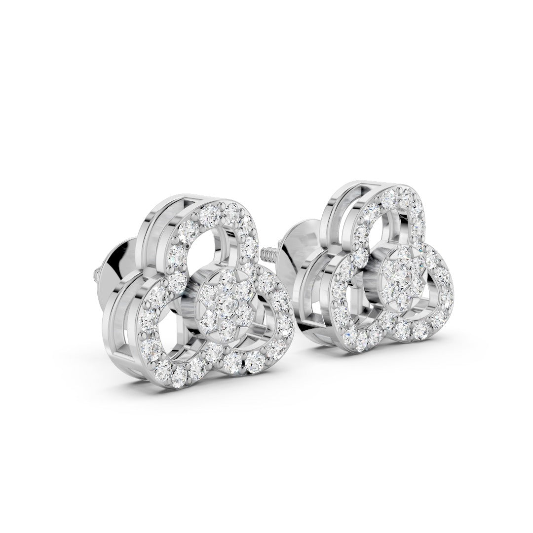 Opulent Trinity Bloom Earrings