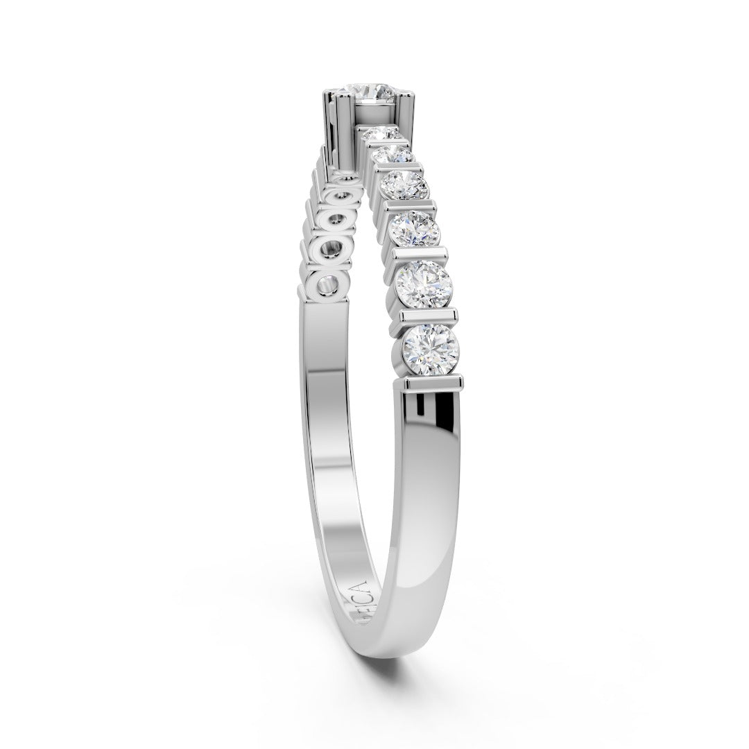 Crown Halo Diamond Ring