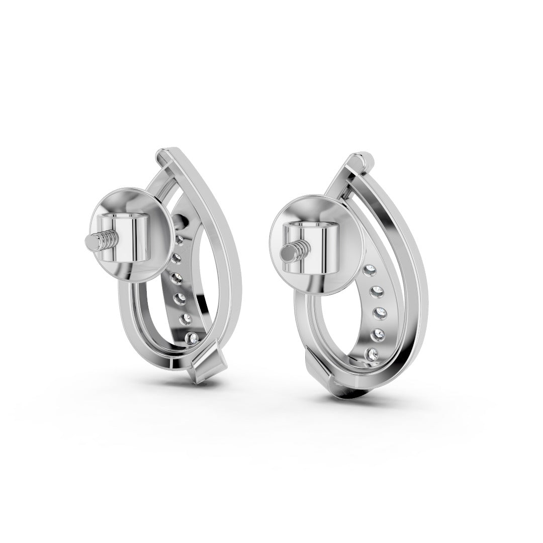 Dewdrop Flame Earring