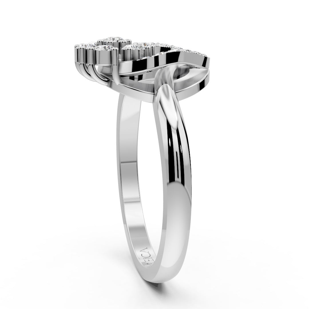 Midnight Dahlia Ring