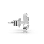 Load image into Gallery viewer, Oval Crown Diamond Studs
