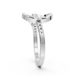 Load image into Gallery viewer, Silver Loop Spark Ring