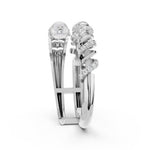 Load image into Gallery viewer, Spiral Edge Diamond Ring