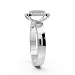 Load image into Gallery viewer, Celeste Square Halo Ring
