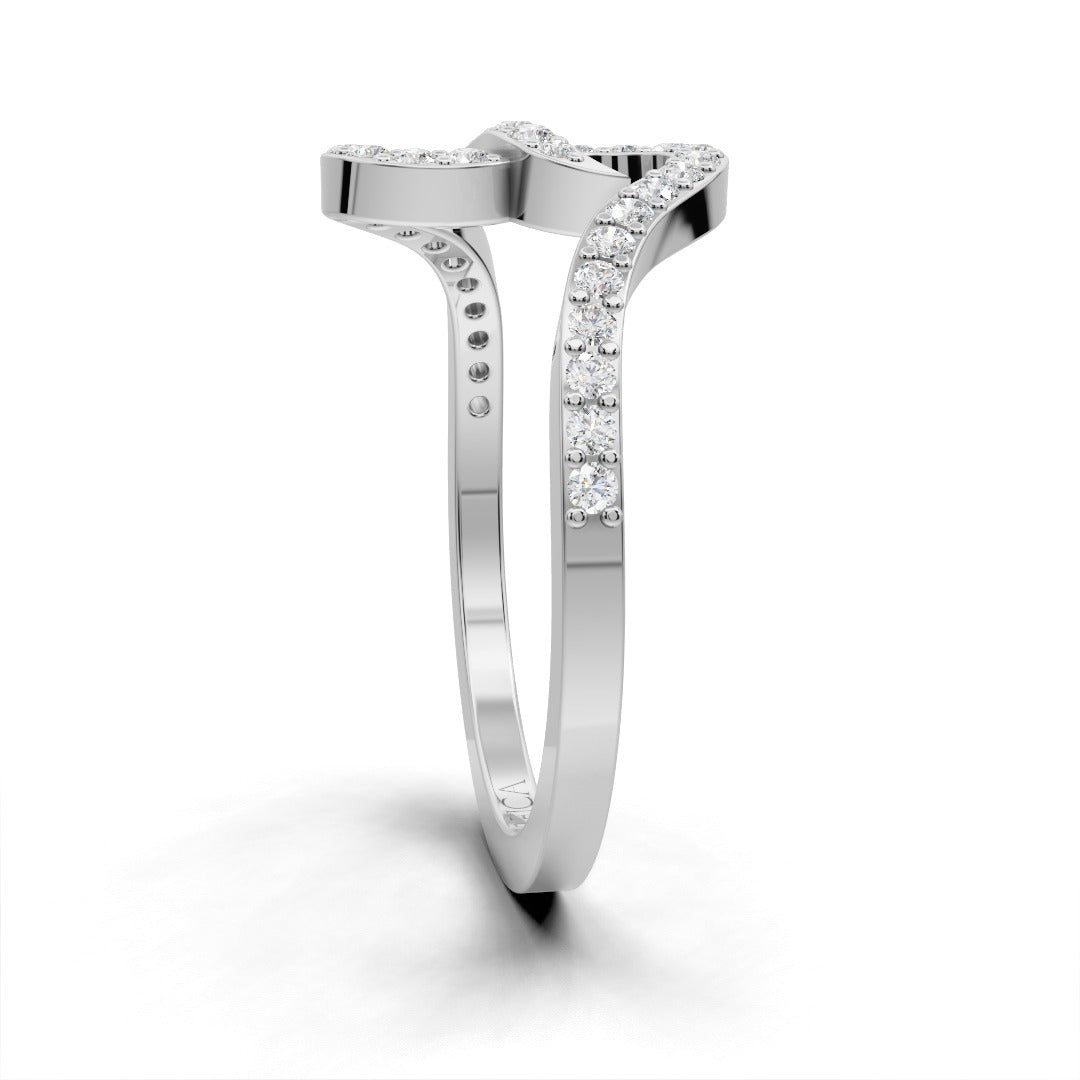 Everbound Diamond Heart Ring