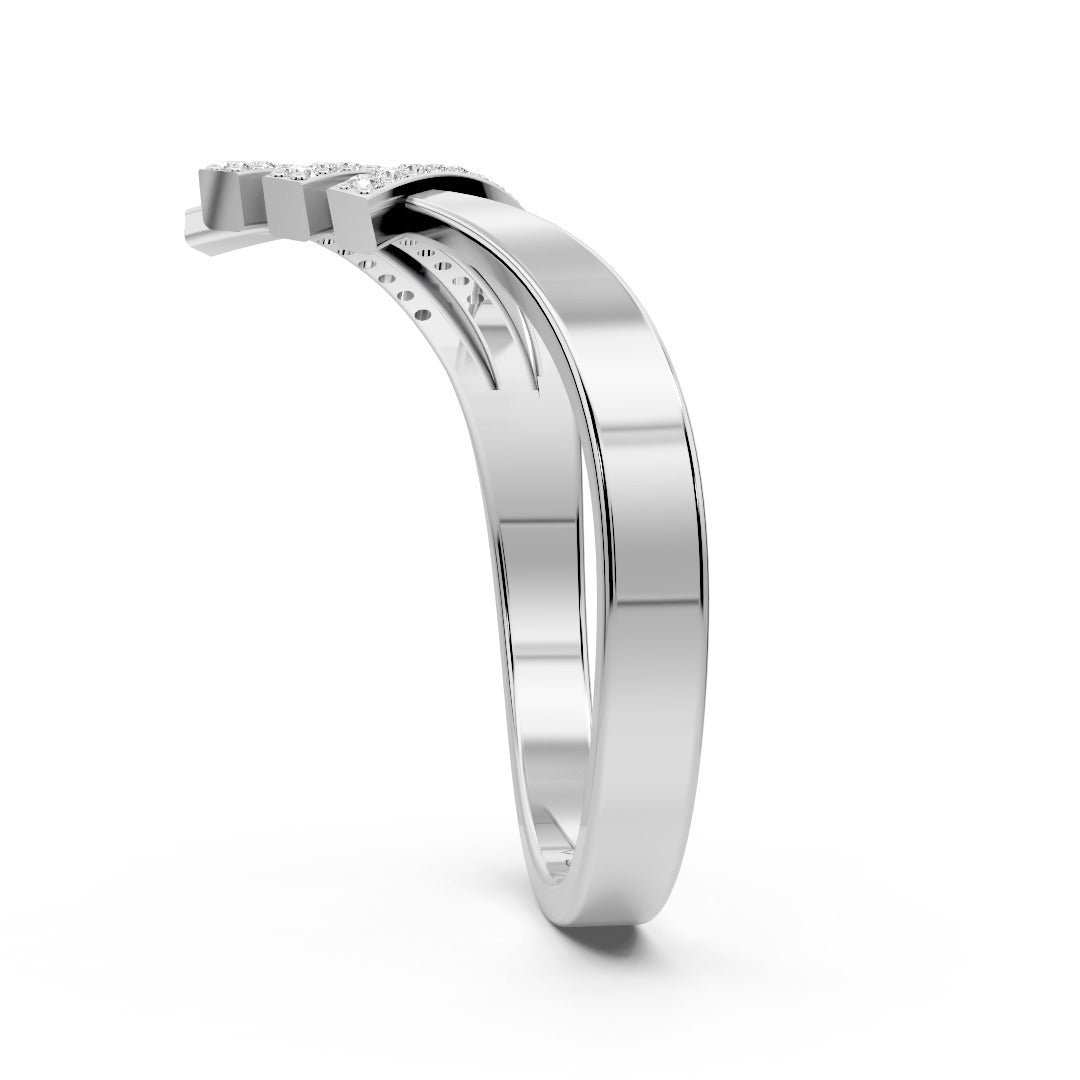 Silver Triple Shine Band