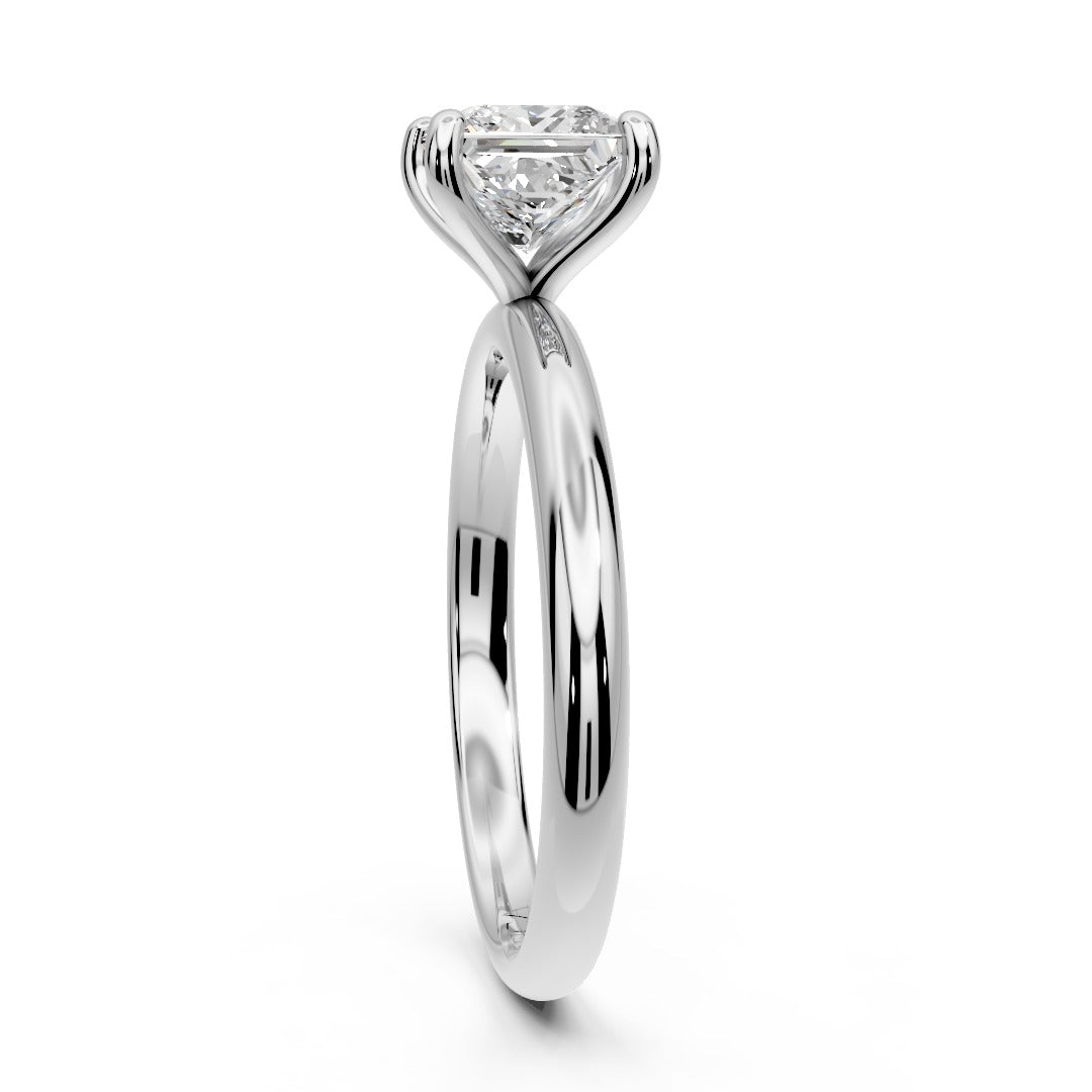 Crown Point Solitaire Ring