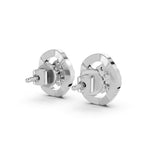 Load image into Gallery viewer, Oval Crown Diamond Studs