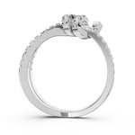 Load image into Gallery viewer, Interlocking Knot Diamond Ring