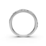 Load image into Gallery viewer, Silver Braided Spark Ring