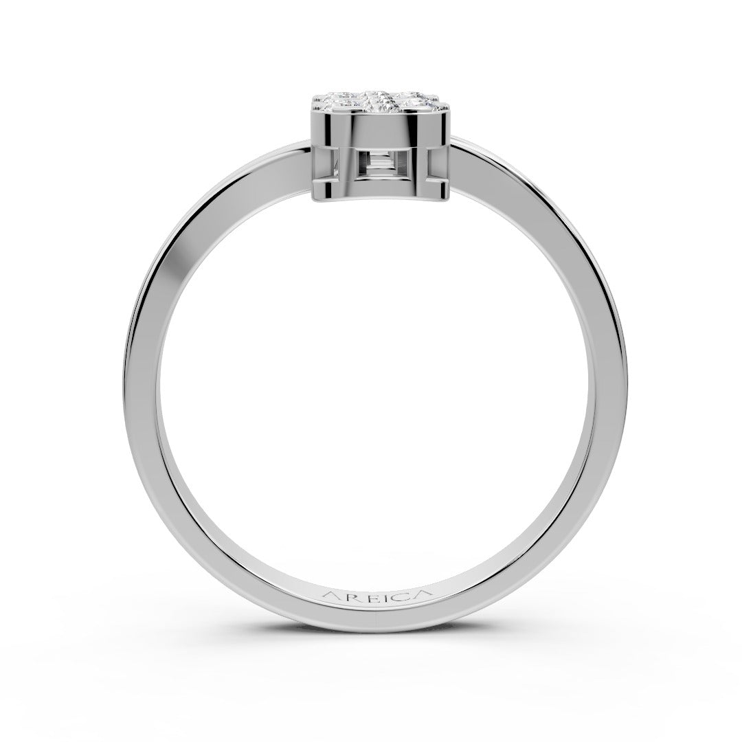 Twin Sparkle Glow Diamond Ring
