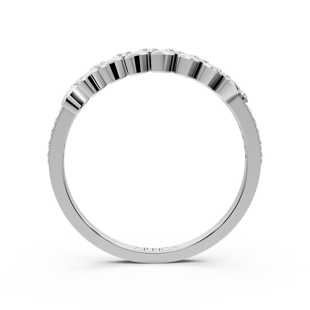 Arden Leaf Eternity Ring