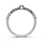 Load image into Gallery viewer, Crown Halo Diamond Ring