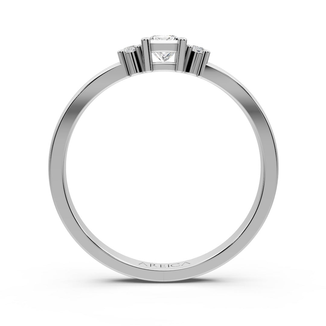 Radiant Curve Trio Ring