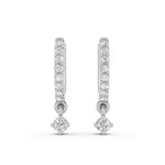 Load image into Gallery viewer, Classic Solitaire Drop Earrings
