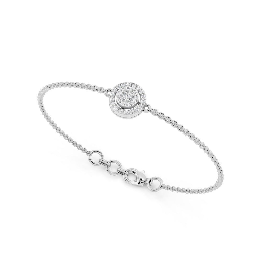 Luminous Circle Diamond Bracelet