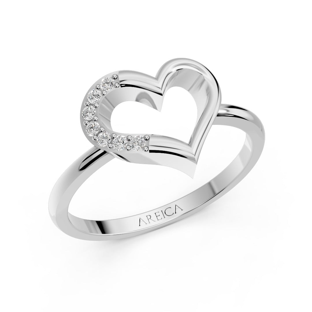 Modern Luxe Heart Ring