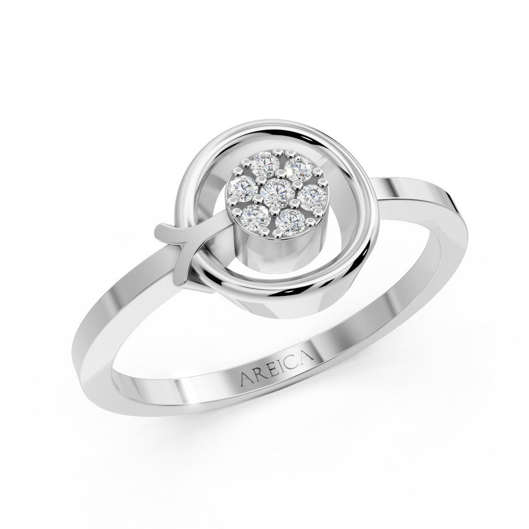 Eterna Orbit Diamond Ring