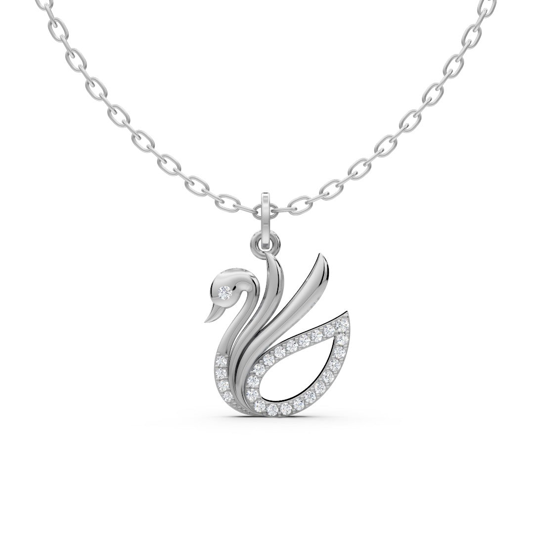 Regal Swan Gold Charm
