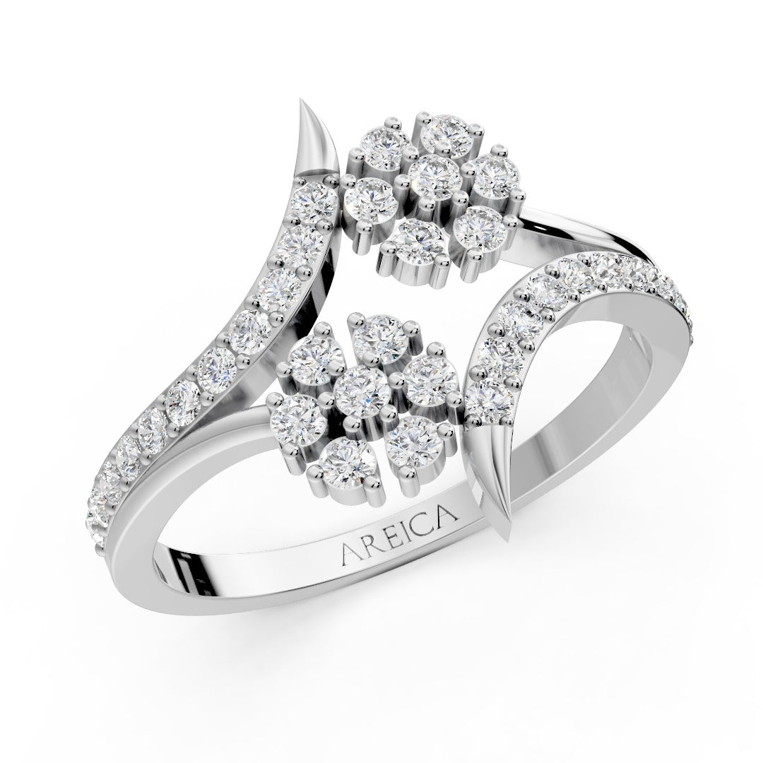 Eternal Duo Floral Diamond Ring