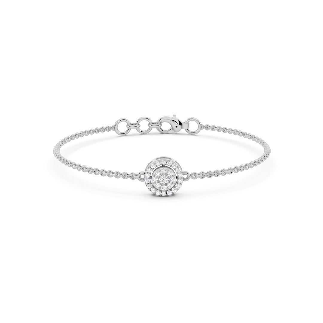 Luminous Circle Diamond Bracelet