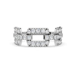 Load image into Gallery viewer, Interlocked Pavé Ring