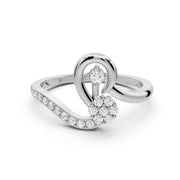 Luna Blossom Twist Ring