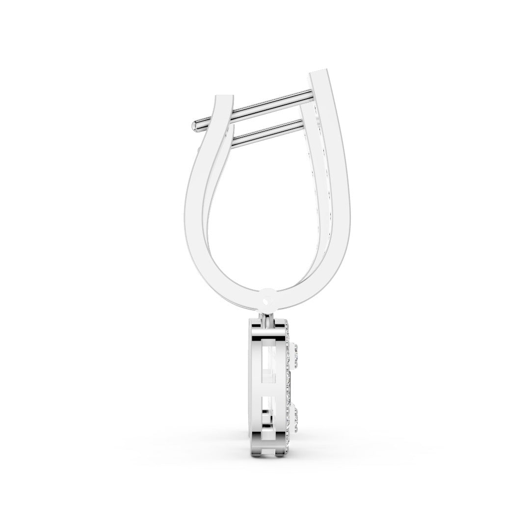 Luxe Baguette Halo Drops