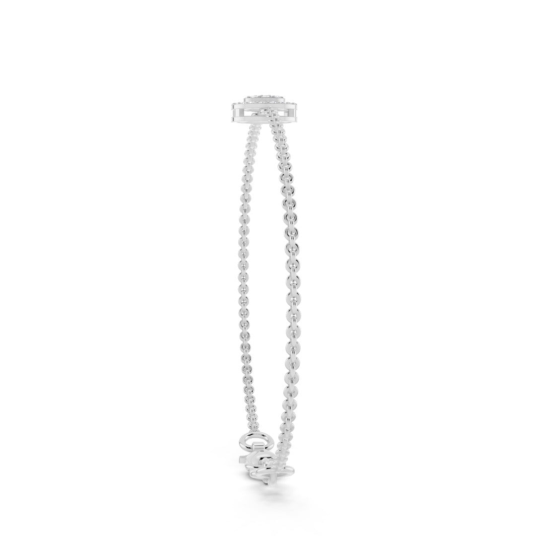 Luminous Circle Diamond Bracelet